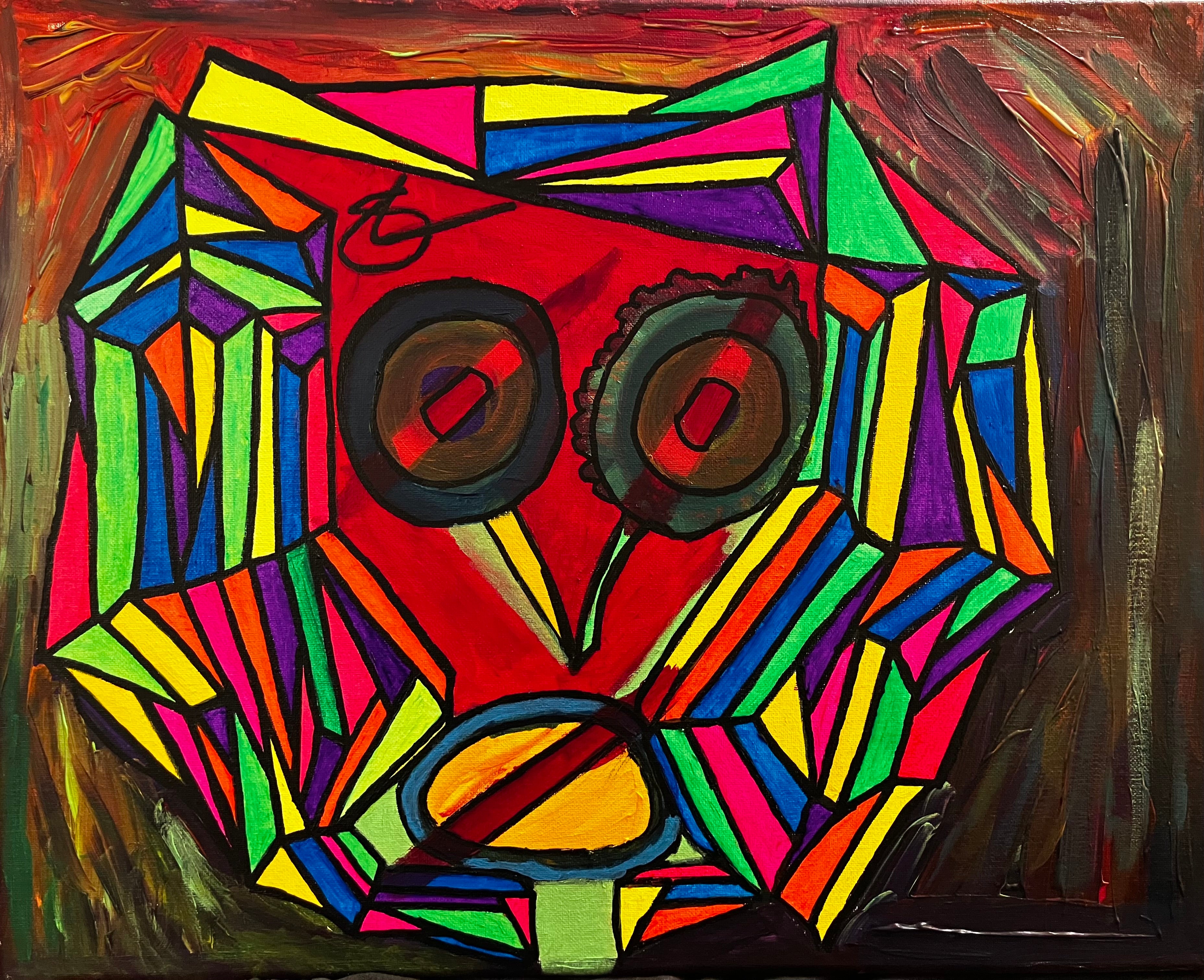 The God Of Silence 16x20 inches canvas ready to hang