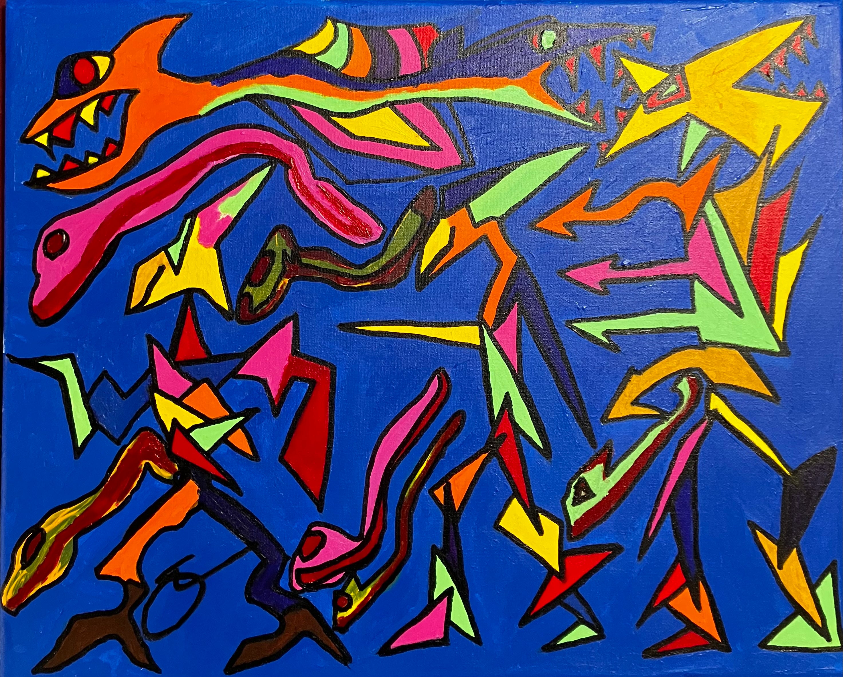 Migration Of The Unknown 16x20 inch ready to hang canvas