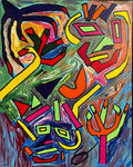 Heart; 16x20 inch acrylic canvas