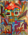 Frontier Of The Spectrum; 16x20 inch acrylic canvas