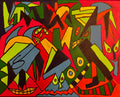 Lightyear Eclipse; 16x20 inches acrylic canvas