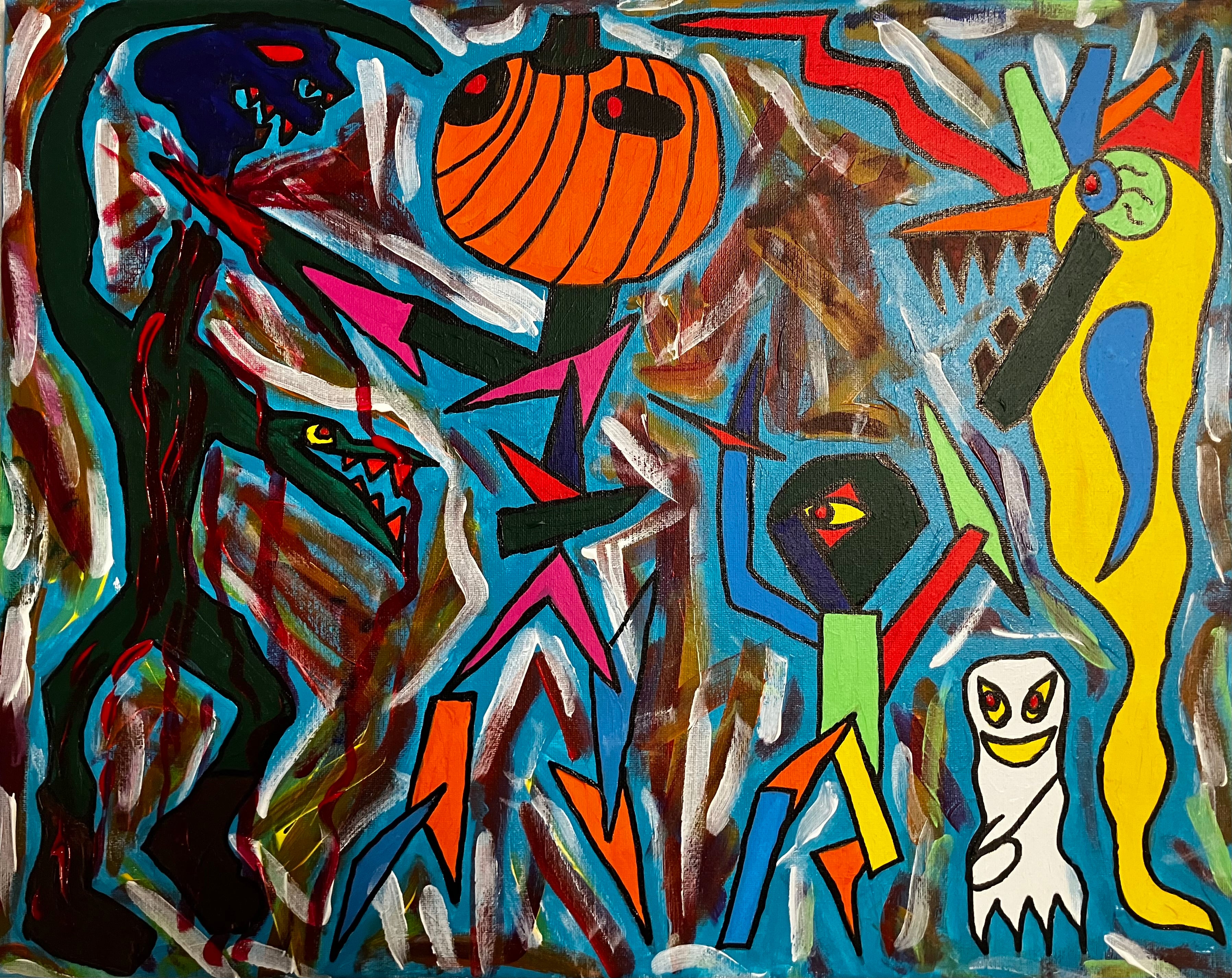 Pumpkin’s Kids 16x20 inches canvas
