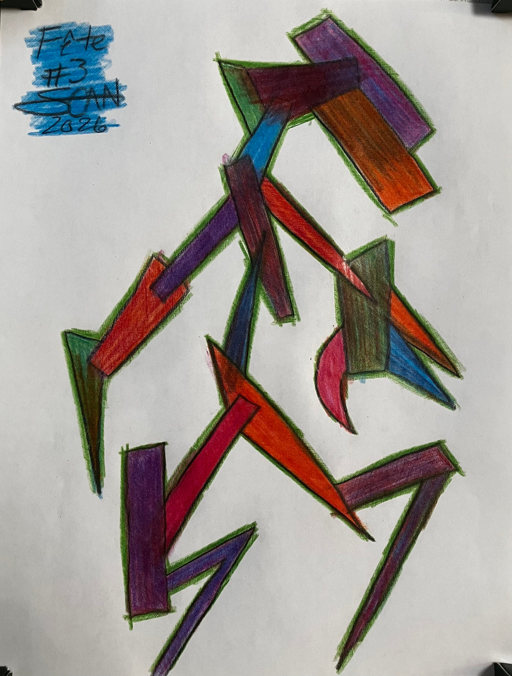 Fete; 9-peice Crayola pencil collection