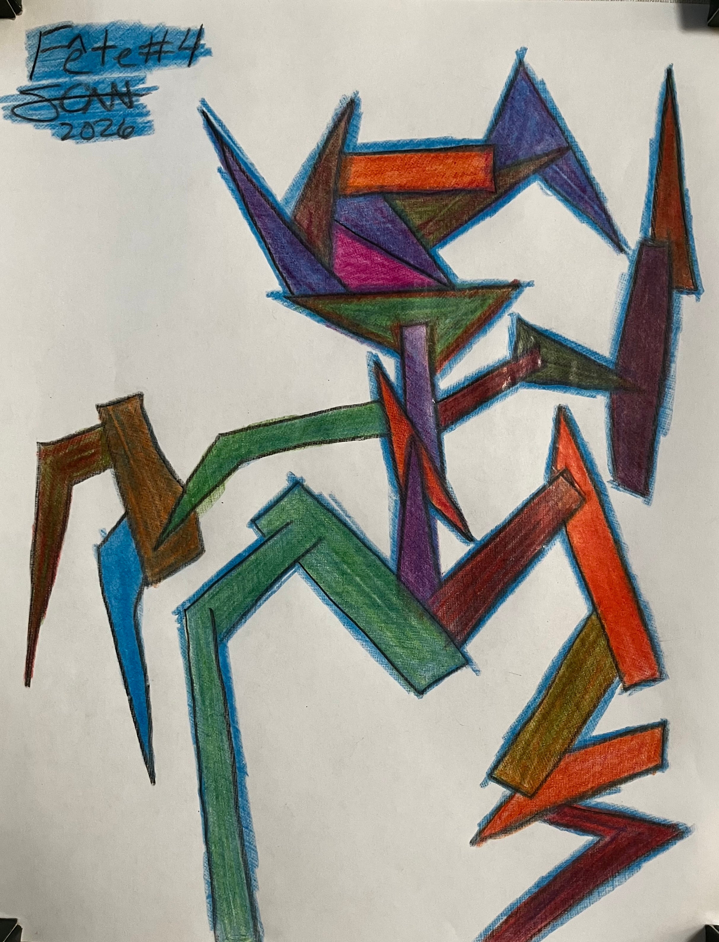 Fete; 9-peice Crayola pencil collection