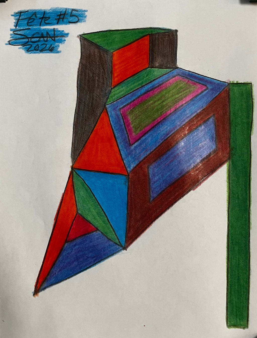 Fete; 9-peice Crayola pencil collection