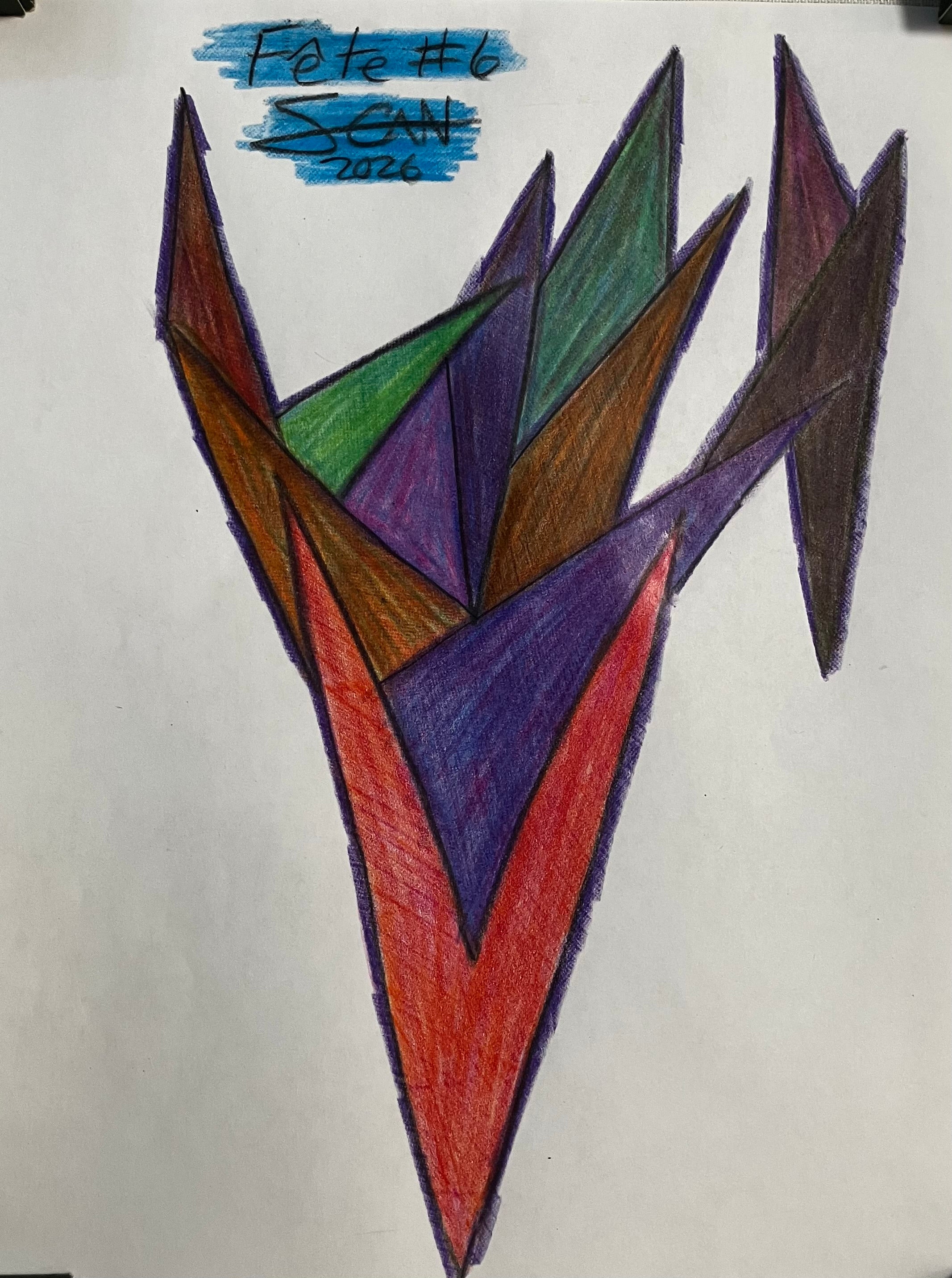 Fete; 9-peice Crayola pencil collection