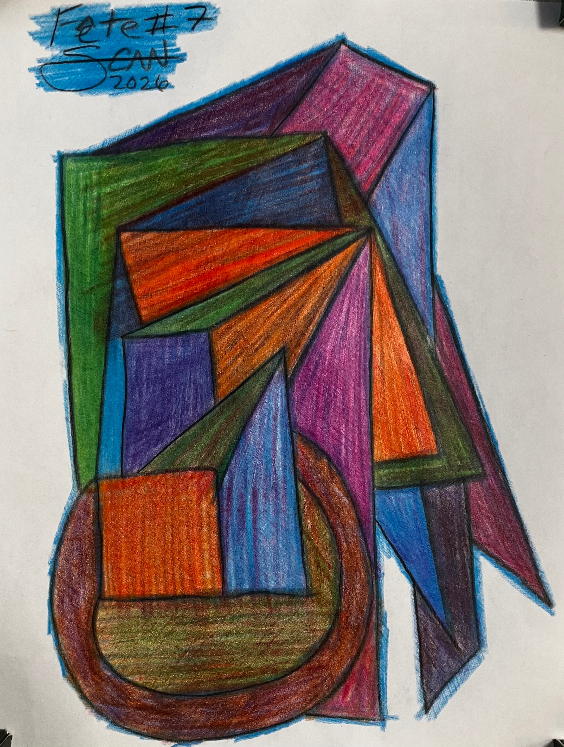 Fete; 9-peice Crayola pencil collection