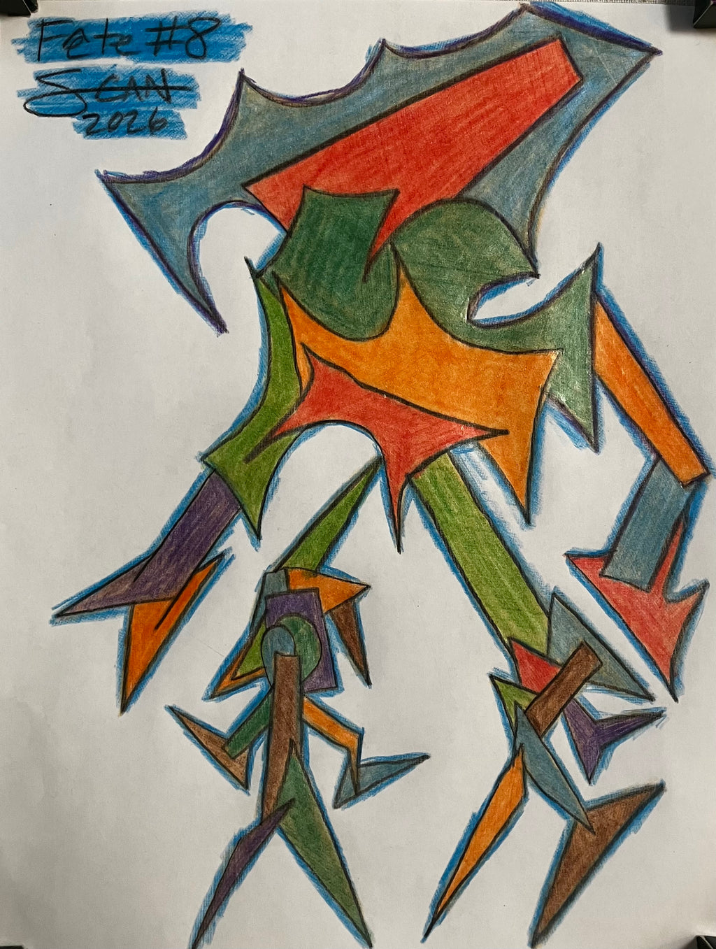 Fete; 9-peice Crayola pencil collection
