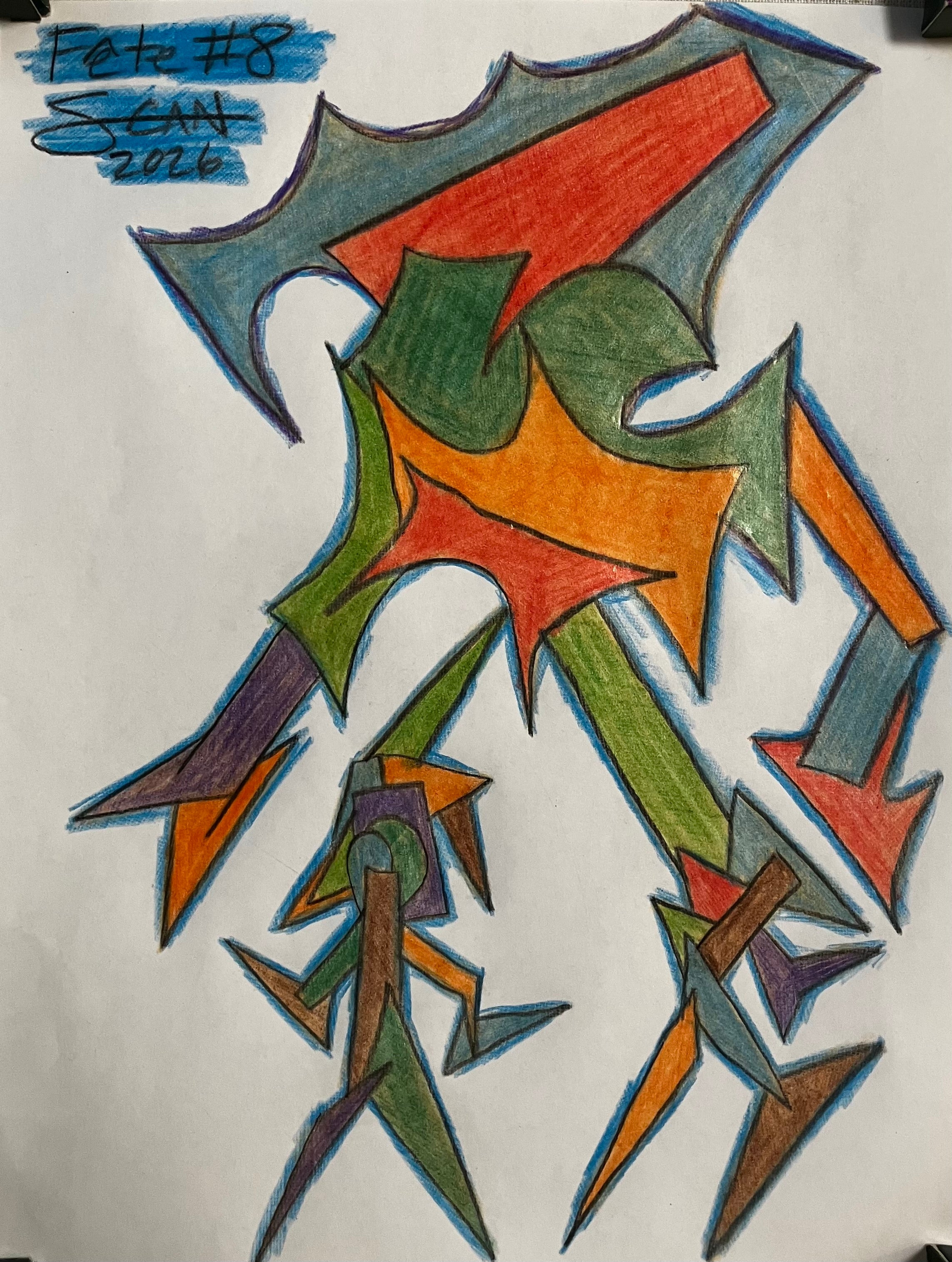 Fete; 9-peice Crayola pencil collection
