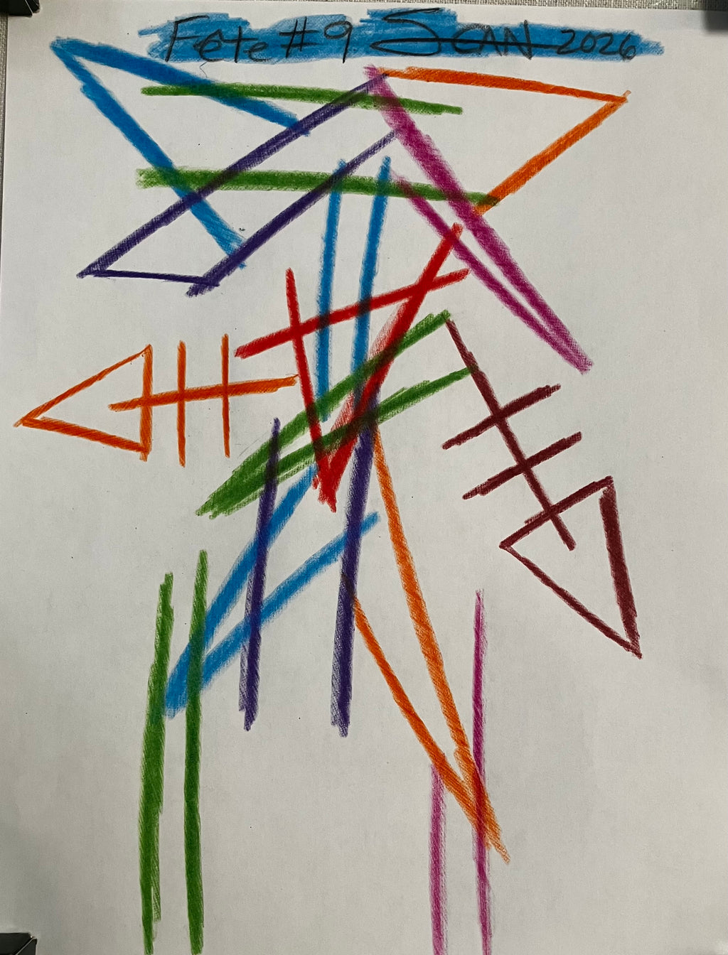 Fete; 9-peice Crayola pencil collection