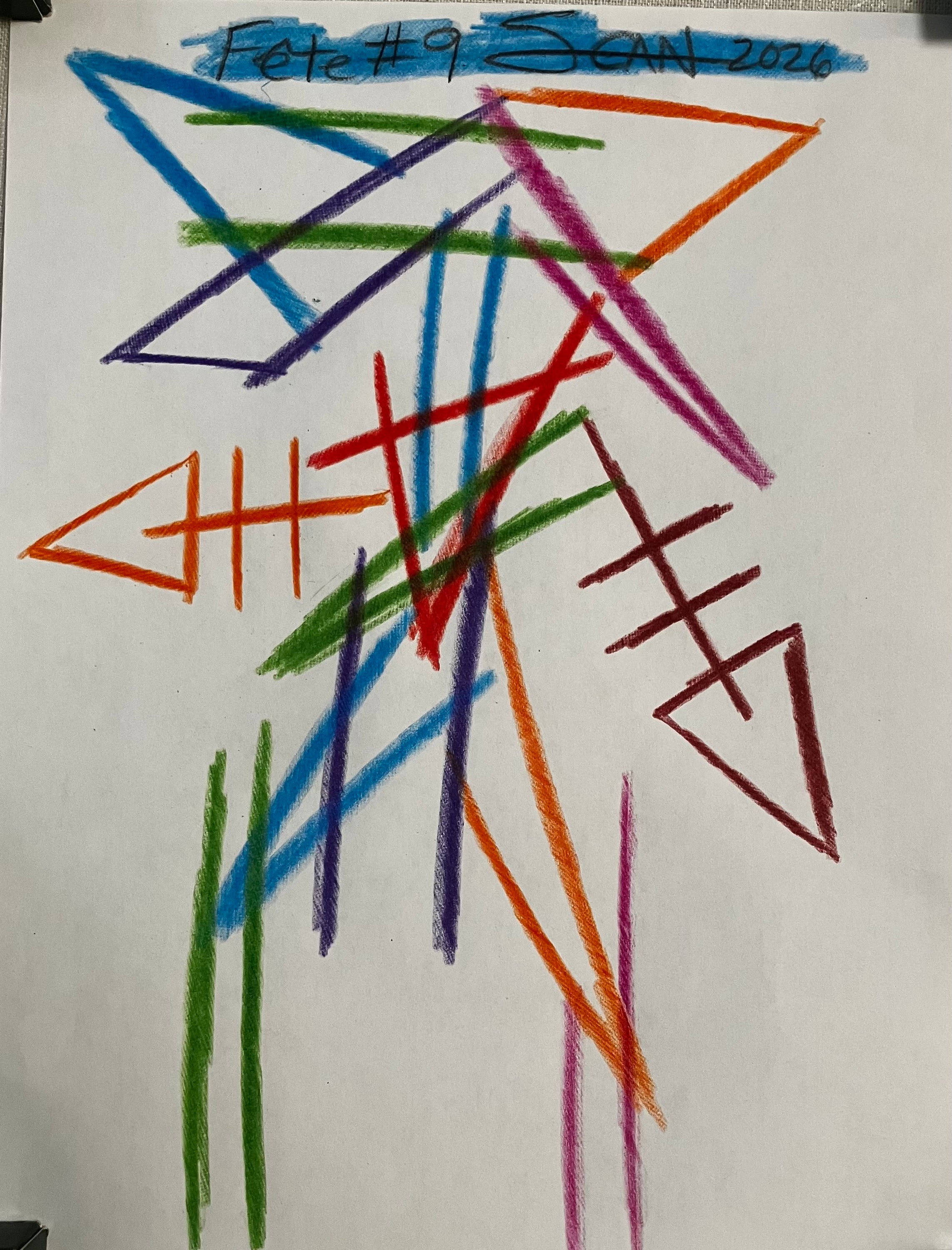 Fete; 9-peice Crayola pencil collection