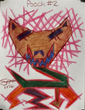 Pooch #2 created and owned by SCAN 2026; Crayola Color Pencils on 8.5x11 inch copier paper. Original art