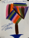 The Cubist’s Dream #2 created and owned by SCAN 2026; Crayola Color Pencils on 8.5x11 inch copier paper. Original art