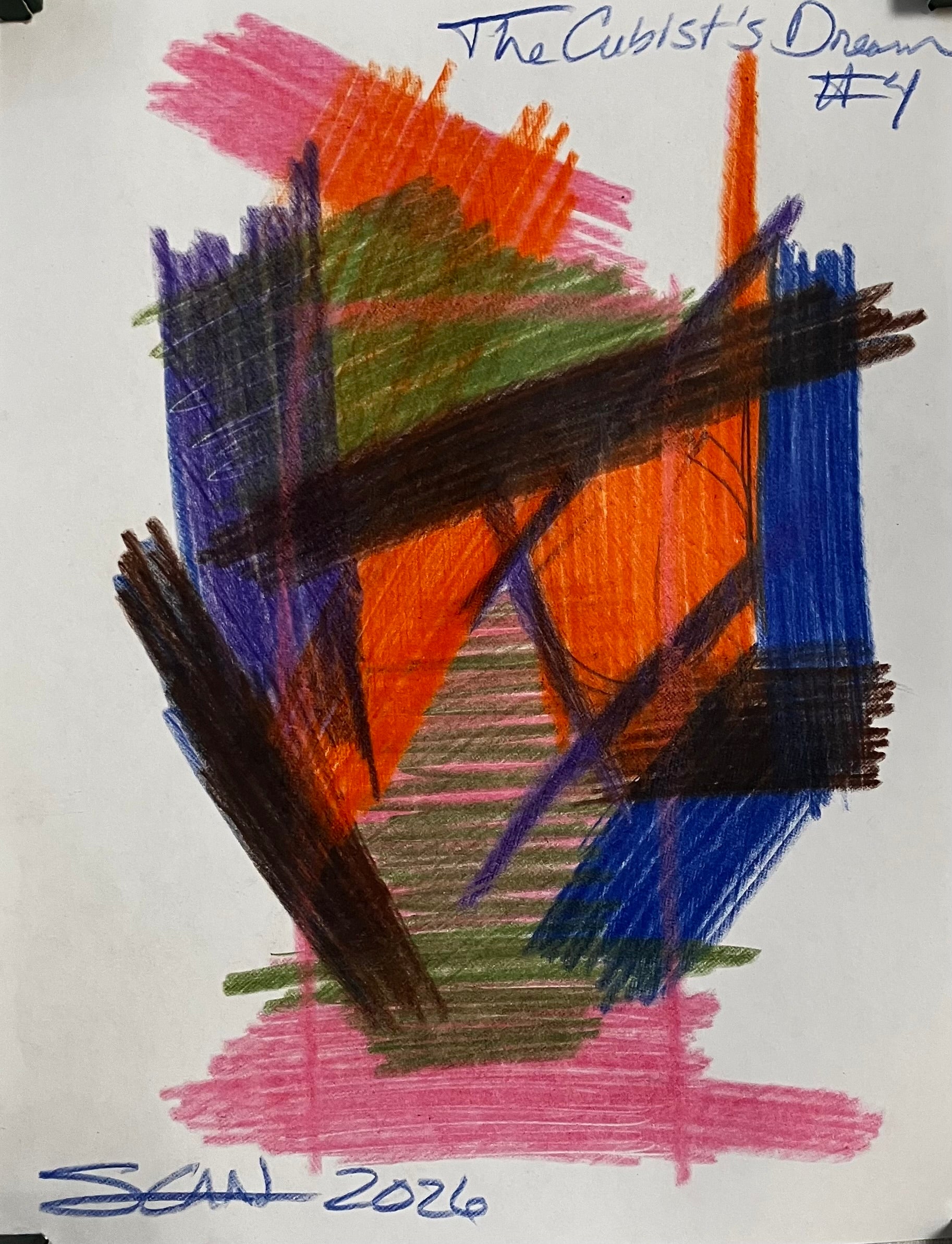 The Cubist’s Dream #4