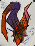 The Cubist’s Dream #5 created and owned by SCAN 2026; Crayola Color Pencils on 8.5x11 inch copier paper. Original art