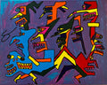 37. Telos (Acrylic paint on 16x20 inch canvas; ready to hang)