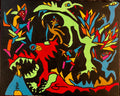 40. Talisman’s Dream (Acrylic paint on 16x20 inch canvas; ready to hang)