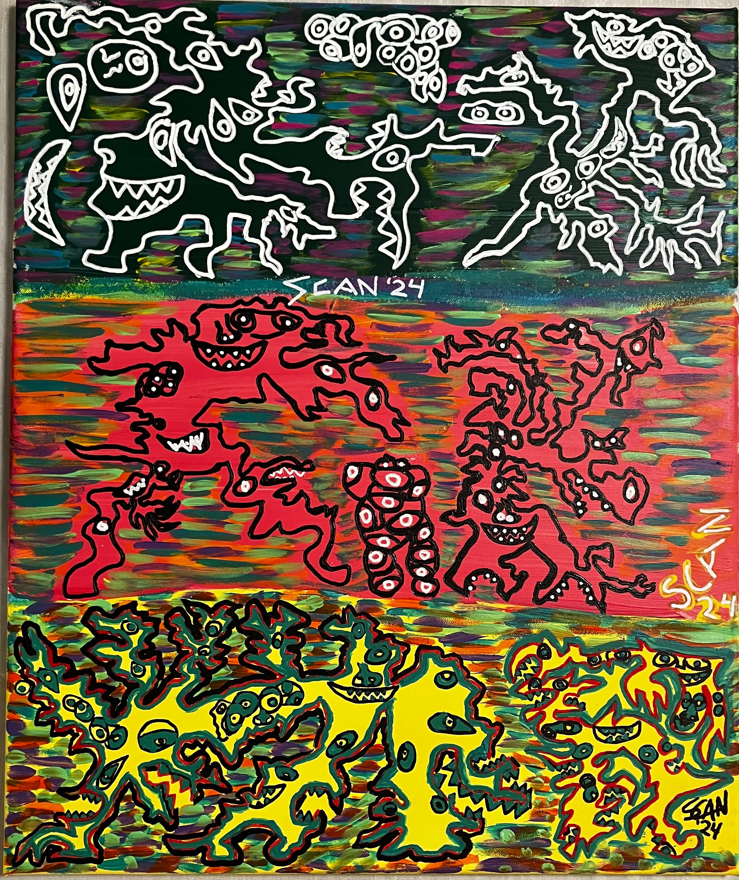 Lakesides acrylic 24x30 inch canvas